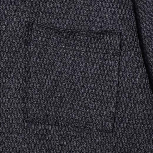 7710SDSA男士秋冬新款痞帅男装美式口袋拼接针织卫衣时尚圆领套头上衣 商品图3