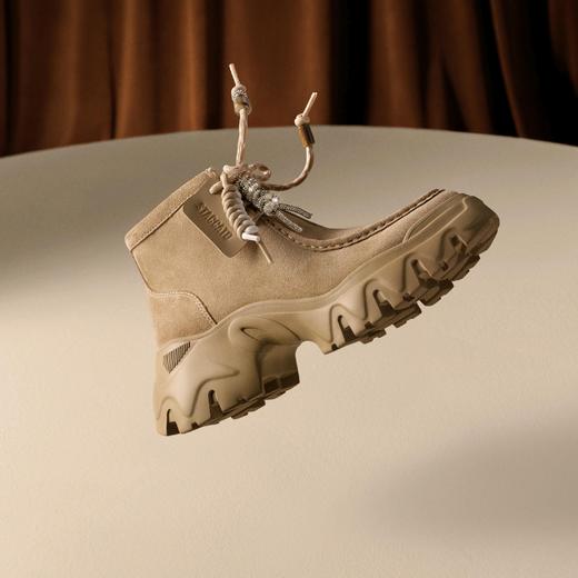 【云粉节】【思加图】BF楼思加图2025新款沙丘电音复古运动靴短靴厚底增高时装靴女EIX02吊牌价1690 商品图3