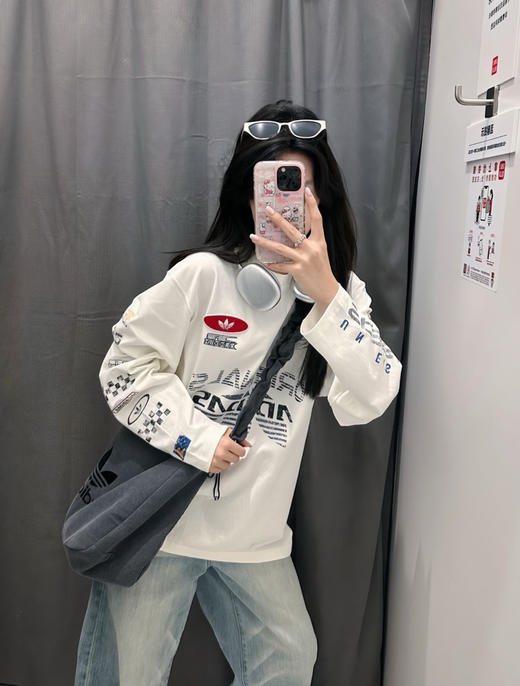 正品三叶草MOTO男女长袖卫衣T恤090201 商品图10