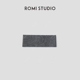 ROMI STUDIO“率性而为”德国扬子纱纯羊毛宽边头巾发带RWCAP06194