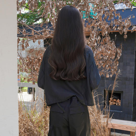 谜底立领小外套女士2025秋季新款休闲百搭宽松薄款长袖257MW7842 商品图2