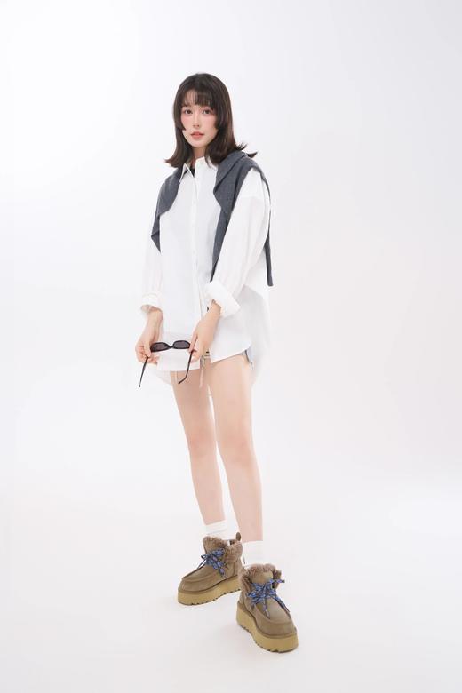 【隆丰起程-雪地靴专场】女士冬季芙卡拉泰迪绒羊毛雪地靴SW5W224YW 商品图3