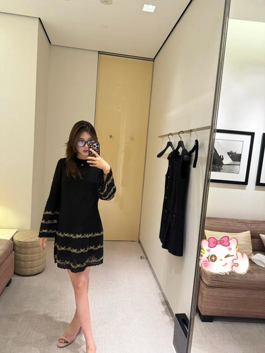香奈儿25早秋长袖连衣裙 订织订染美利奴进口面料（TM） 商品图2