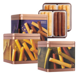 【教师节秒杀】美心精致原味鸡蛋卷*精选*四式蛋卷208g/050090*056780*051003 上选原料更显真味