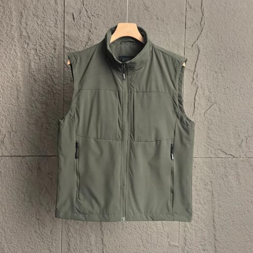 春秋季新款男士多功能立领设计防风防水透气马甲无袖坎肩背心 商品图3