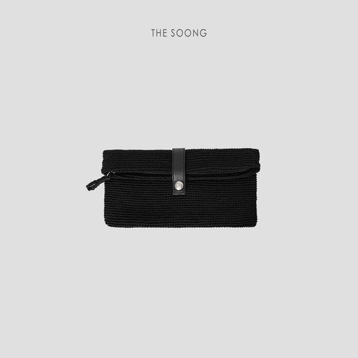 THESOONG|法式纯手工编织牛皮包扣百搭手拿包HWBB7502 商品图0