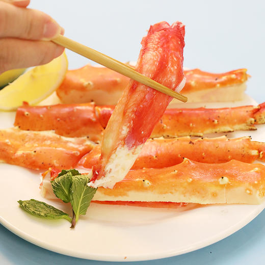 爆款！帝王蟹腿！礼盒装 750g/盒 顺丰包邮  海朴俄罗斯进口帝王蟹腿 大螃蟹海鲜礼盒 过节送人 礼物 商品图3