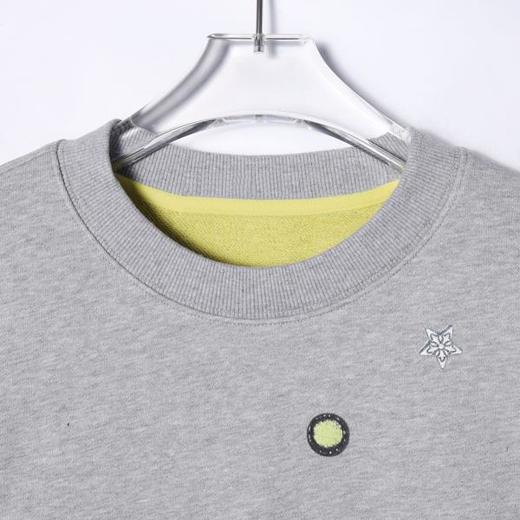 SDSA男士秋冬新款痞帅男装潮牌纽扣印花圆领卫极简风时尚套头上衣 商品图1