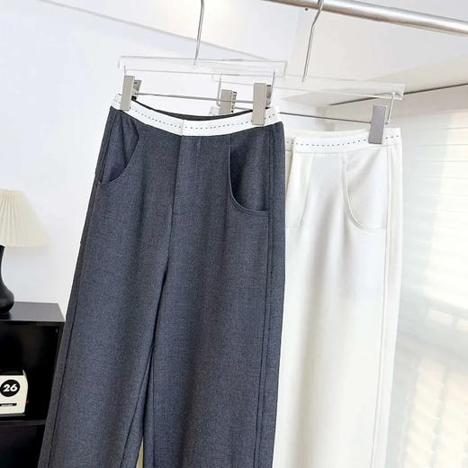 巨高端❗️版型鲨疯了2025秋季新品【铜氨丝羊毛直筒解压西裤】一秒变身超模腰和超模腿⚠️大牌品质！⁮实物直呼哇塞！⁣肤感清爽舒适，⁩轻松去除班味无压力～ 商品图11