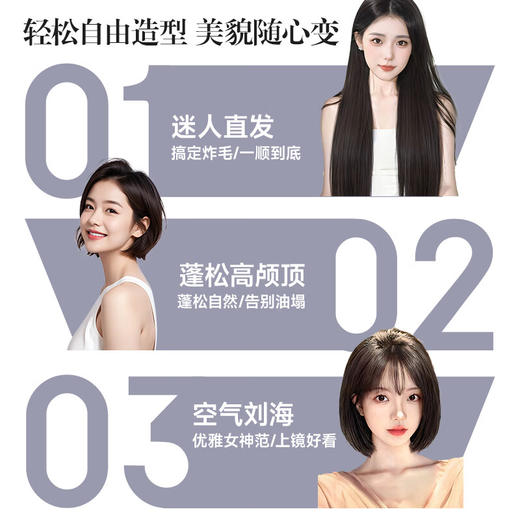 谷格 负离子直发梳 GB31H典雅紫 商品图3