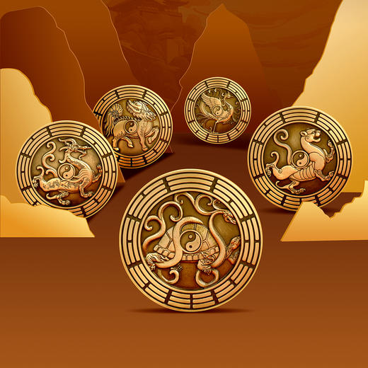 五方神兽铜钱 商品图9