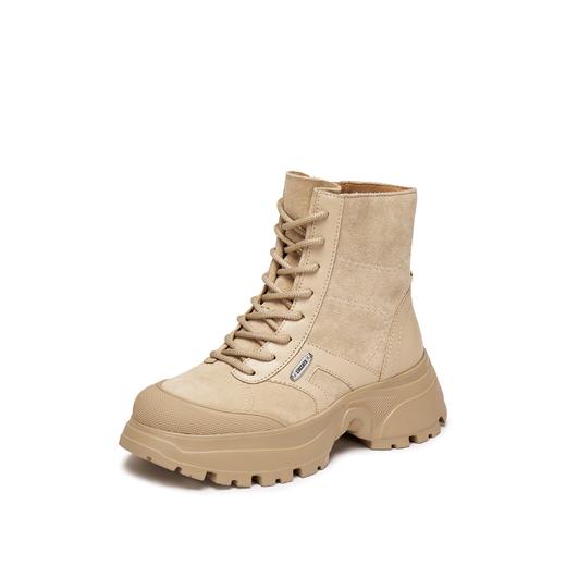 【云粉节】【思加图】BF楼思加图 2025秋冬新款复古厚底增高女短靴EFU49吊牌价1690 商品图6