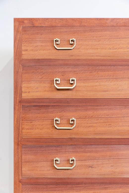 红桥红 | 家具严选  缅甸花梨（大果紫檀）【105四面平五斗柜】 商品图2