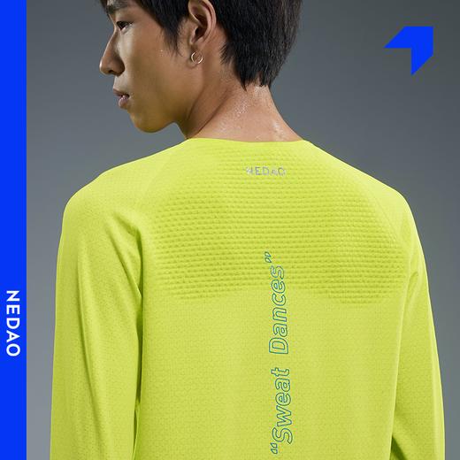 25新品内道蜂核跑步长袖男越野跑步训练马拉松散热透气短袖T恤 商品图0