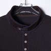 32082SDSA男士秋冬新款痞帅男装潮牌半按扣设计立领卫衣套头时尚上衣 商品缩略图2