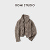 ROMI STUDIO“温暖氛围”牦牛绒绵羊毛手工钩织毛衣外套RWCAST6148 商品缩略图2