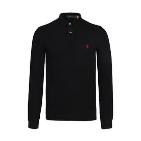 【超惠秒】RALPH LAUREH 拉夫·劳伦 男士刺绣logo长袖Polo T恤 11853
