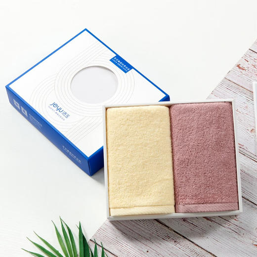 洁玉 甄柔毛巾 颜色随机（GJ） 双条装礼盒（毛巾2条） 商品图5