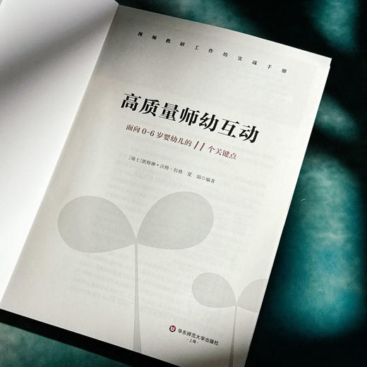 高质量师幼互动 面向0-6岁婴幼儿的11个关键点 视频教研工作法 商品图5
