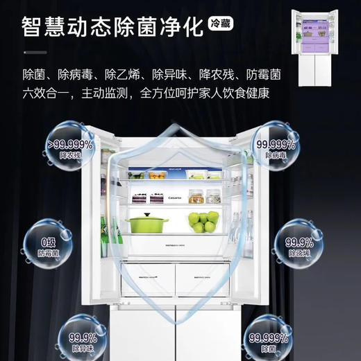 卡萨帝（Casarte）冰箱 BCD-521WGCTDM4WKU1 商品图10