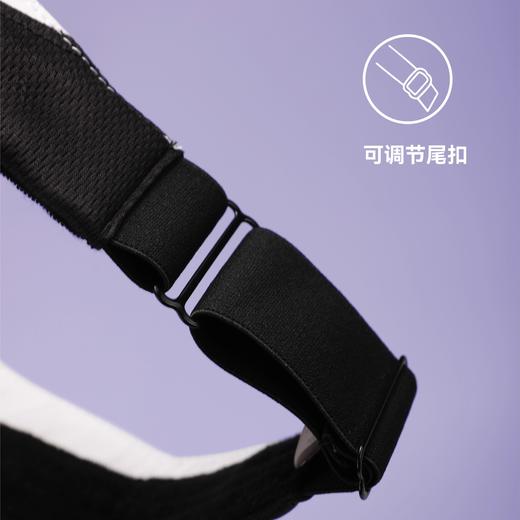 POPBASIC黑白拼色轻盈透气空顶帽运动跑步防晒遮阳帽子 商品图3