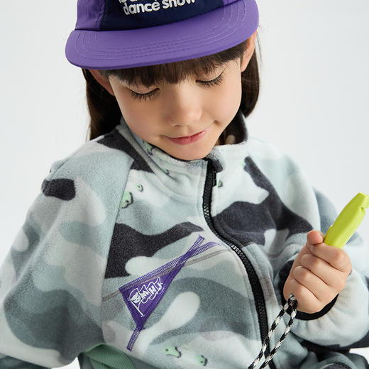 漫画家【迷彩糯糯绒】抗静电户外攀岩迷彩糯糯绒中间层外套 商品图1