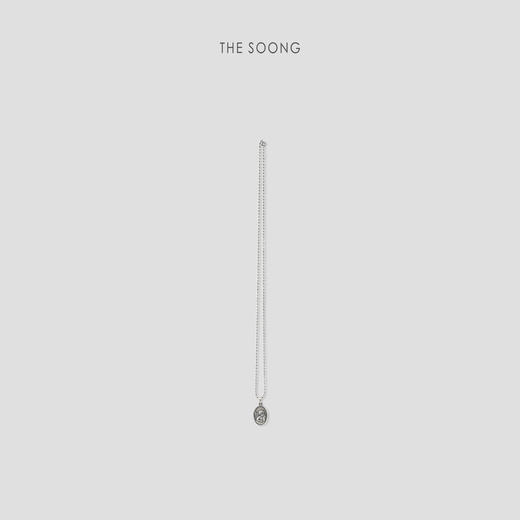 THESOONG|"天使项链"复古银制手工打磨做旧百搭吊坠项链HWZB7625 商品图1