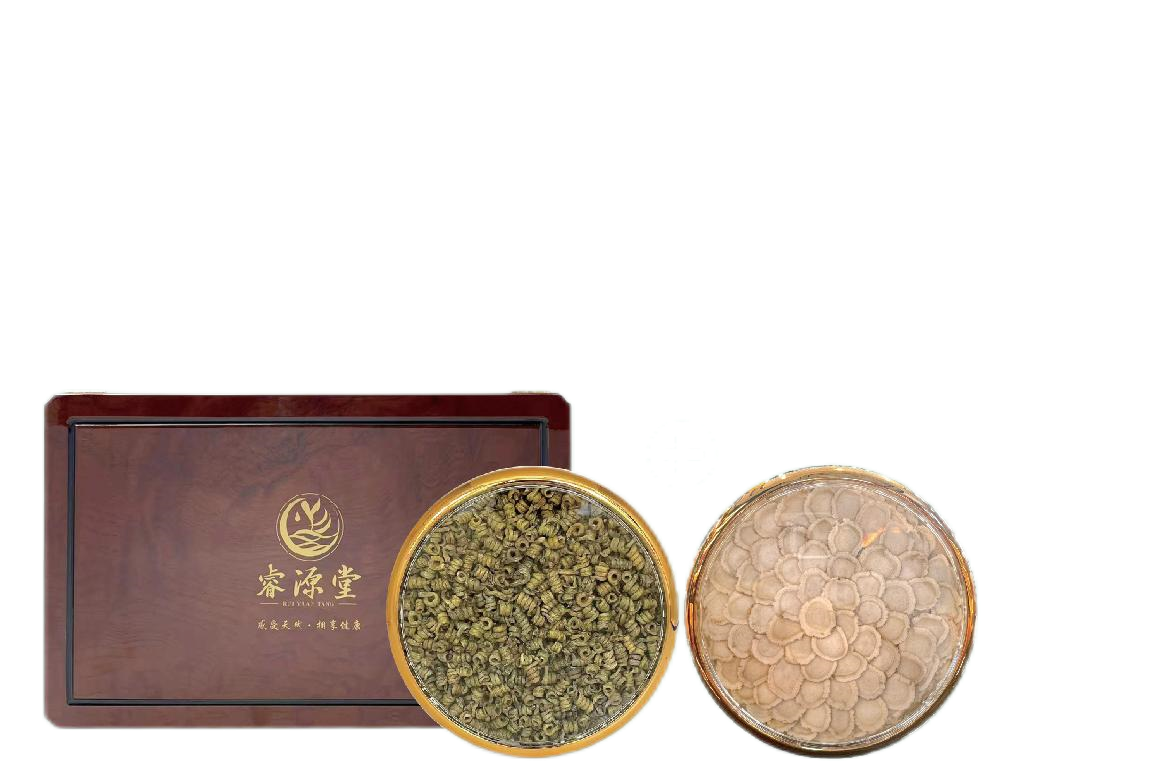 中铁皮石斛（安徽）100g+加拿大西洋参1.8#100g(双圆内胆礼盒）
