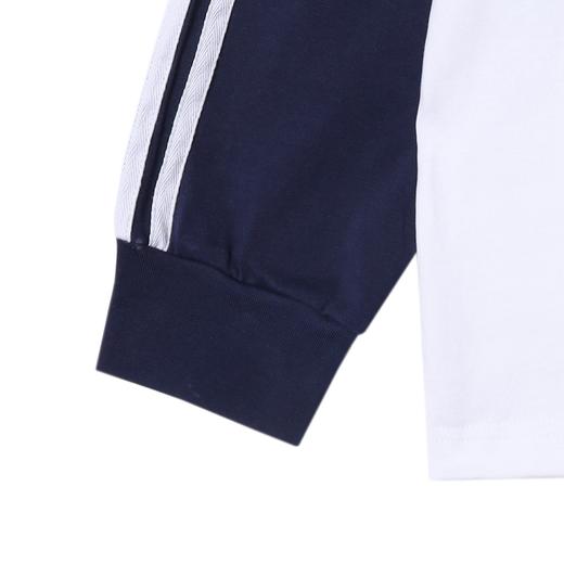 T4727SDSA男士秋冬新款痞帅男装美式撞色字母印花圆领长袖T恤时尚百搭 商品图4