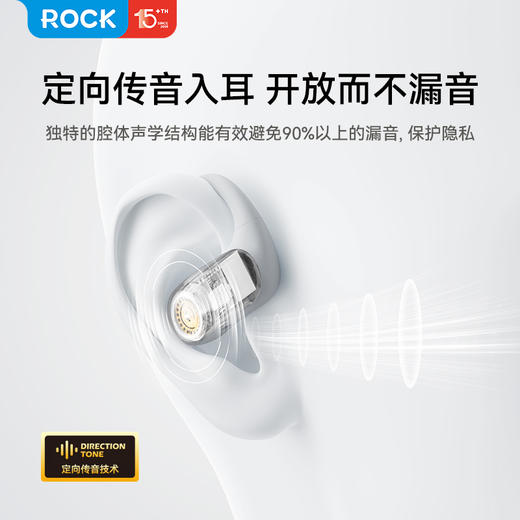 ROCK X918 智能屏挂耳式OWS蓝牙耳机 商品图2
