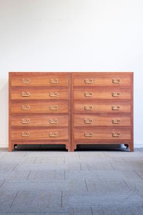 红桥红 | 家具严选  缅甸花梨（大果紫檀）【105四面平五斗柜】