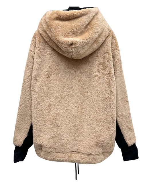 女款泰迪羊羔毛连帽卫衣018 商品图1