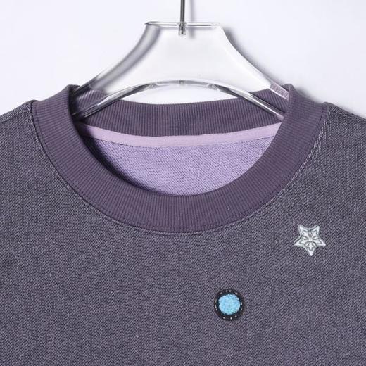 51925SDSA男士秋冬新款痞帅男装潮牌纽扣印花圆领卫极简风时尚套头上衣 商品图2