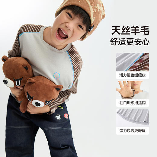 漫画家【天丝羊毛T】徒步骑行可机洗羊毛吸湿速干兰精天丝羊毛T恤 商品图2