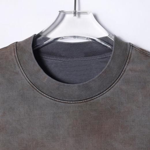 SDSA男士秋冬新款痞帅男装潮牌扎染做旧圆领长袖T恤宽松轻奢上衣 商品图2