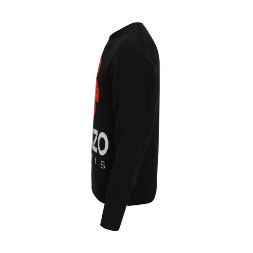 【超惠秒】Kenzo  高田贤三 男女通款 全羊毛刺绣海棠花logo百搭针织衫/毛衣/外套11698 商品图1