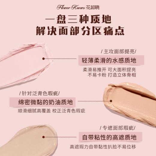 花知晓甜心小熊系列四色遮瑕盘 商品图3