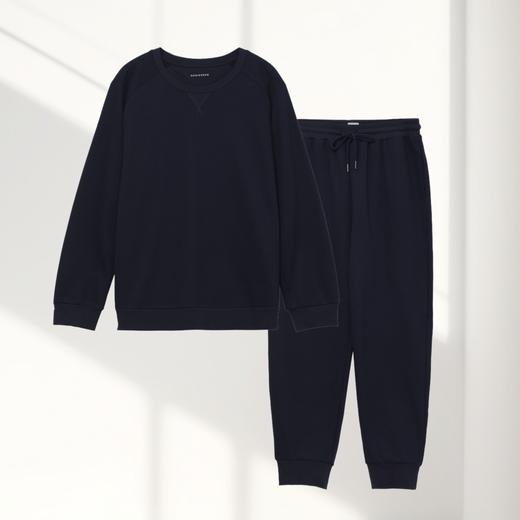 （德国同款 棉涤休闲外穿）SCHIESSER德国舒雅男士93%棉+7%涤纶面料圆领休闲外穿套装39/21790H 商品图3