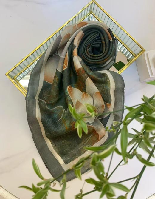 优品堂『素时锦年2』100%绵羊毛1米x1米方巾 商品图13