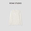 ROMI STUDIO“基础优雅”100%扬子纱绵羊毛圆领套头毛衣RWCRST3423 商品缩略图0