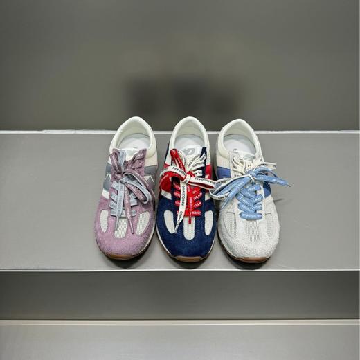 真皮复古运动阿甘鞋！女款2025春夏新款厚底透气休闲百搭德训鞋慢跑鞋！ 商品图1