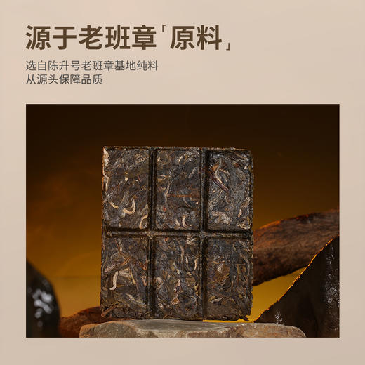 陈升号 2023年陈升老班章金砖42g（生茶） 商品图3