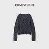ROMI STUDIO“秋意昂然”棉质系带波纹肌理质感长袖毛织RWCRSZ3896 商品缩略图0