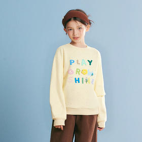 笛莎Deesha 童装女童卫衣2025冬新款女童立体刺绣拼布装饰卫衣