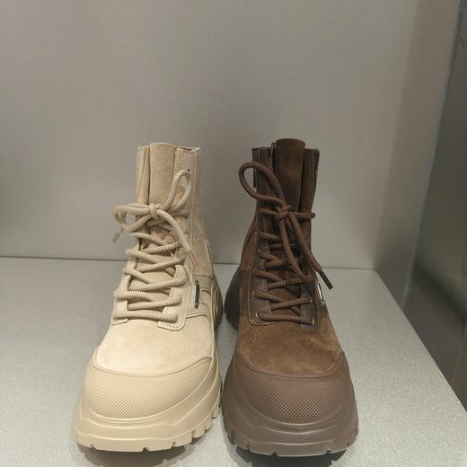 【云粉节】【思加图】BF楼思加图 2025秋冬新款复古厚底增高女短靴EFU49吊牌价1690 商品图10