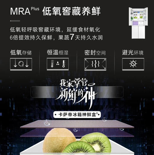 卡萨帝（Casarte）冰箱 BCD-521WGCTDM4WKU1 商品图7