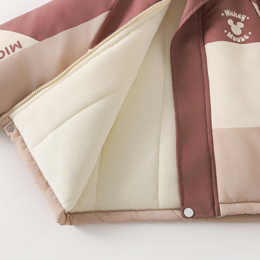 迪士尼童装男童夹棉外套冬季保暖中大童男孩宝宝潮搭棉衣棉袄ZD4ES006
 商品图10