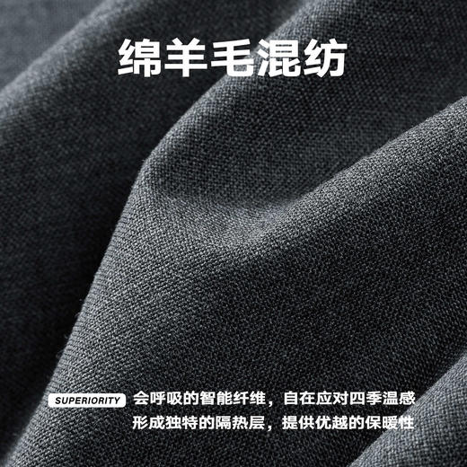 NPC潮牌绵羊毛混纺多口袋拉链翻领夹克秋知识高智风夹克NP57TJ27 商品图4