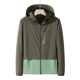 百媚生 冰丝防晒衣夏季防紫外线透气钓鱼服男女300斤可穿8826