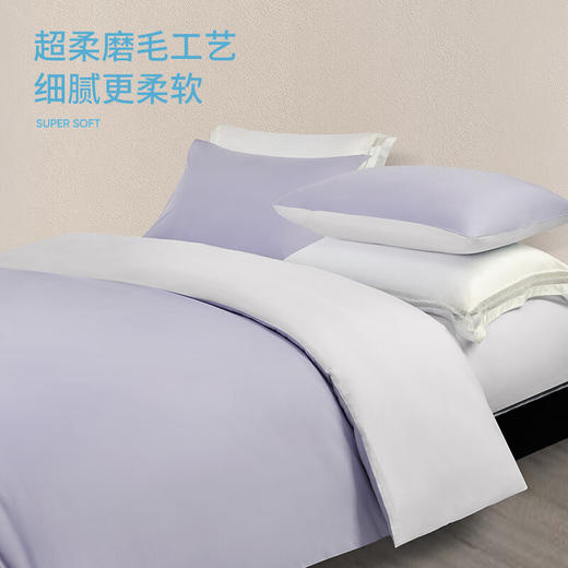 洁玉 都市漫想柔软亲肤四件套-紫 商品图0